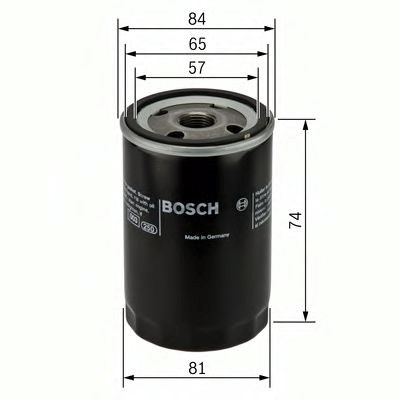 Bosch citroen фільтр масляний  с4 1,6 (120) bluehdi 986452016