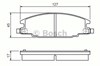 Передні гальмівні колодки 986460960 BOSCH