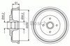 Барабан гальмівний задній 986477178 BOSCH