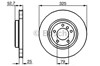 Гальмо дискове переднє 986478012 BOSCH