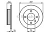 Гальмо дискове переднє 986478068 BOSCH