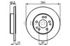 Гальмо дискове переднє 986478187 BOSCH