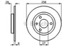 Гальмо дискове переднє 986478246 BOSCH