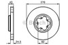 Гальмо дискове переднє 986478299 BOSCH