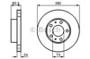 Диск гальмівний передній 986478434 BOSCH