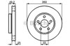 Гальмо дискове переднє 986478451 BOSCH