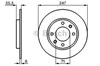 Диск заднього гальма 986478464 BOSCH