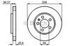 Диск гальмівний задній 986478482 BOSCH