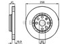 Диск переднього гальма 986478535 BOSCH