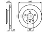 Диск переднього гальма 986478548 BOSCH