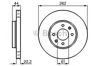 Гальмо дискове переднє 986478598 BOSCH