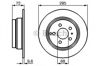 Диск заднього гальма 986478628 BOSCH