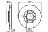 Диск переднього гальма 986478745 BOSCH