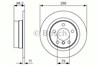 Диск гальмівний задній 986479043 BOSCH