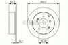 Диск гальмівний задній 986479061 BOSCH