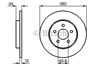 Диск заднього гальма 986479068 BOSCH