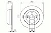 Диск гальмівний задній 986479081 BOSCH