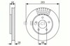 Диск гальмівний передній 986479091 BOSCH