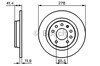 Диск гальмівний задній 986479106 BOSCH