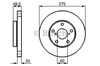 Гальмо дискове переднє 986479111 BOSCH