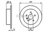Диск гальмівний задній Тойота Авенсіс