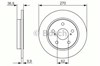 Диск гальмівний задній 986479519 BOSCH