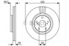 Гальмо дискове переднє 986479562 BOSCH