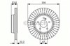 Диск гальмівний задній 986479653 BOSCH