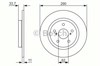 Диск гальмівний задній 986479656 BOSCH