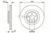 Диск гальмівний передній 986479747 BOSCH