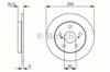 Диск гальмівний задній 986479765 BOSCH