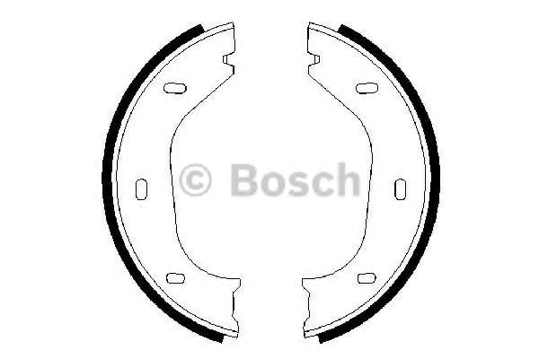 Bosch bmw щоки гальмівні ручного гальма bmw 3/5/6/7 серія 986487202