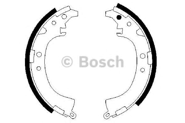 Bosch щоки гальмівні toyota rav 4 i/ii, camry. 986487424