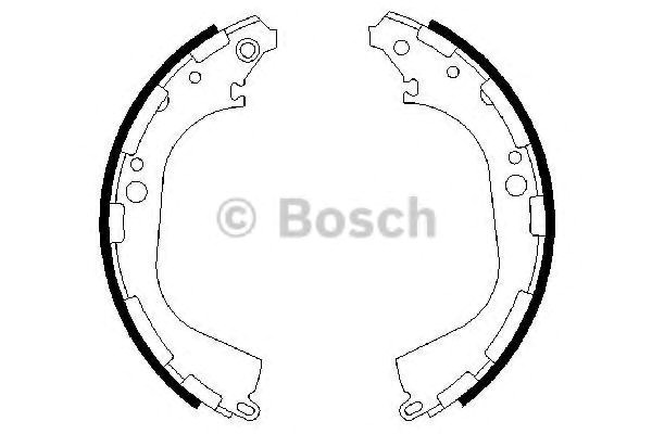Bosch щоки гальмівні nissan pickup  88-01 986487464