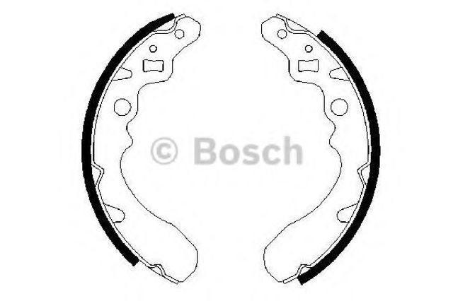 Bosch daihatsu щоки гальмівні cuore l80 850 85-87 165x26 986487504