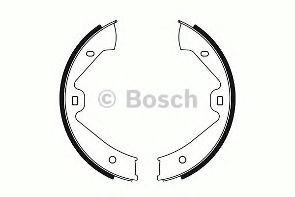 Bosch vw к-т колодок стоянкового гальма touareg 10- 986487755