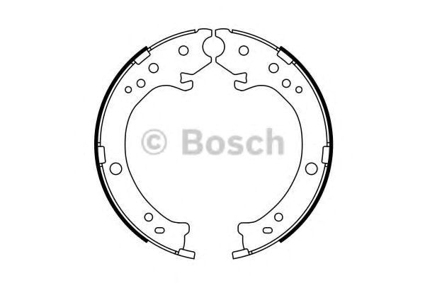 Bosch honda гальмівні колодки задн.ручного гальма cr-v ii 01- 986487765