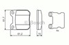 Колодки на гальмо задній дисковий Opel Vectra B