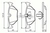 Колодки гальмівні задні, дискові 986494009 BOSCH