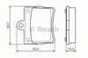 Колодки на гальмо задній дисковий 986494017 BOSCH