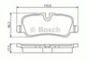 Задні колодки 986494148 BOSCH