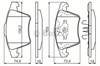 Колодки гальмівні передні, дискові 986494203 BOSCH