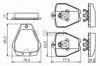 Bosch vw гальмівні колодки передні audi a8 2.5tdi/3.7  -02 986494215