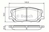 Колодки передні 986494218 BOSCH