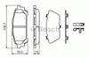 Задні колодки Land Rover Freelander I