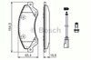 Колодки гальмівні передні, дискові 986494236 BOSCH