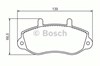 Колодки гальмівні передні, дискові 986494288 BOSCH