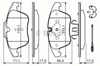 Гальмівні колодки 986494371 BOSCH