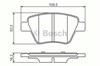 Задні колодки 986494416 BOSCH