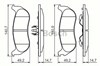 Колодки гальмівні задні, дискові 986494419 BOSCH